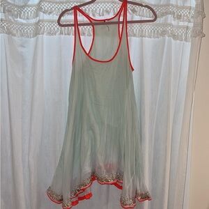 Free People Flowy Beach Coverup